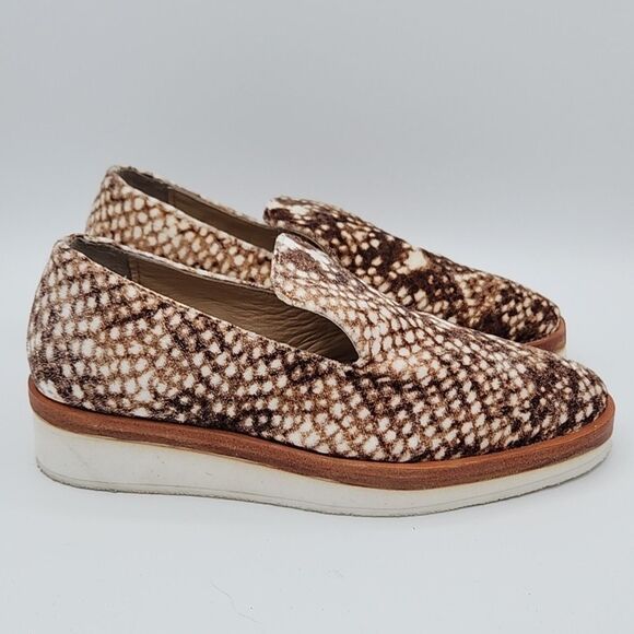 Free people snakeskin Velvet loafers Slip on shoes EU 36 US size 6 - Picture 7 of 9